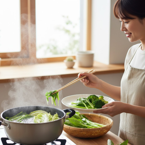 Cách Luộc Rau Giữ Màu Xanh Tươi Và Không Mất Vitamin